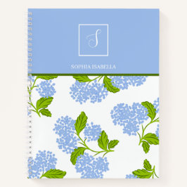 Notebook Blue Hydrangea