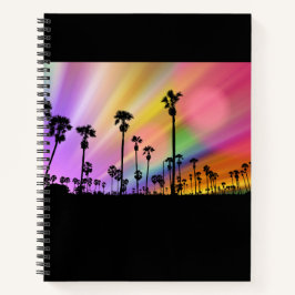 Notebook California Palms & Colorous Sky