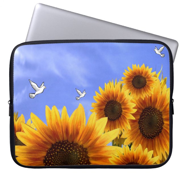 Notebook Capa de girassol para Ipad (Frente)