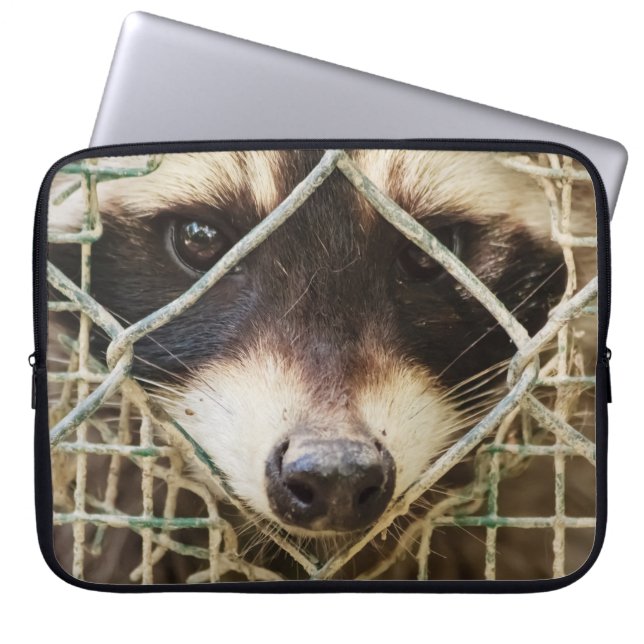 NOTEBOOK CAPA DE LAPTOP EM NEOPRENE PARA RACCON (Frente)