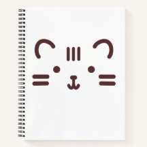 Notebook Cat Spiral