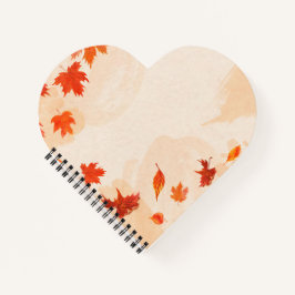 Notebook com Forma de Coração Spiral