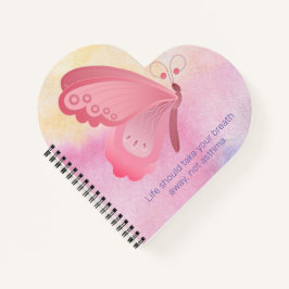 Notebook com Forma de Coração Spiral