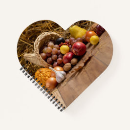 Notebook com Forma de Coração Spiral