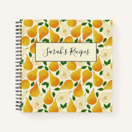 Notebook com Peras de ouro