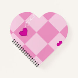Notebook Cor-de-Rosa Personalizado