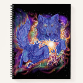 Notebook Cosmic Wolf Sketchbook