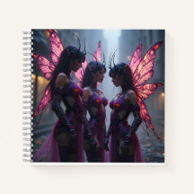 Notebook Cyberpunk Faeries