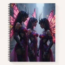 notebook Cyberpunk Faeries