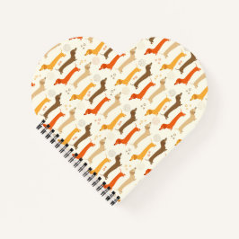 Notebook Dachshances e Bolinhas