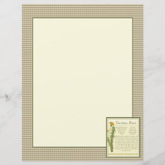 Notebook Dandelion Salad