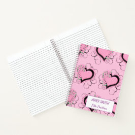 Notebook de amor na escola moderna