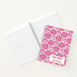Notebook de amor na escola moderna