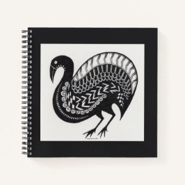 Notebook de aves inspirado na Grécia Mycenaea
