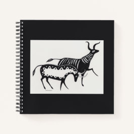 Notebook de bovinos inspirado no grego Mycenaean
