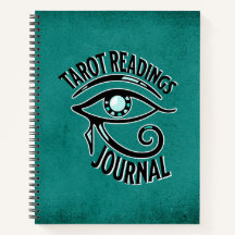 Notebook de Diário de Leitura Tarot