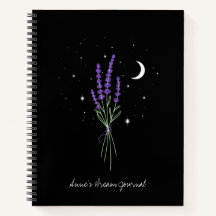Notebook de Diário de Sonho Personalizado de lavan