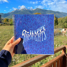 Notebook de Diário duplo - Azul
