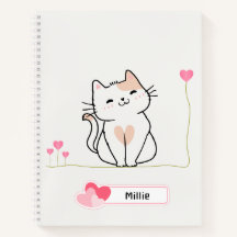 Notebook de Gatinho bonito