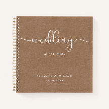 Notebook de Guestbook Russo Simples