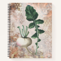 Notebook de jardineiro de verduras e legumes