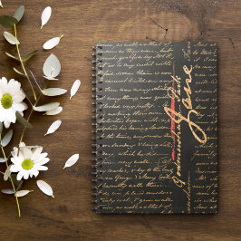 Notebook de manuscrito de Jane Austen