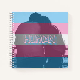 Notebook de orgulho trans humano