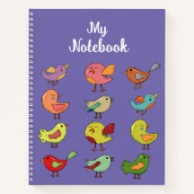 Notebook De Pássaros Bons