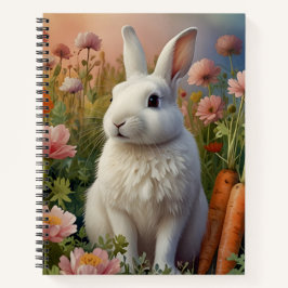 Notebook de patch de coelho e carrot