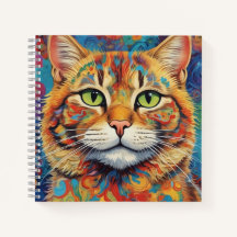 Notebook de Pintura de Cat
