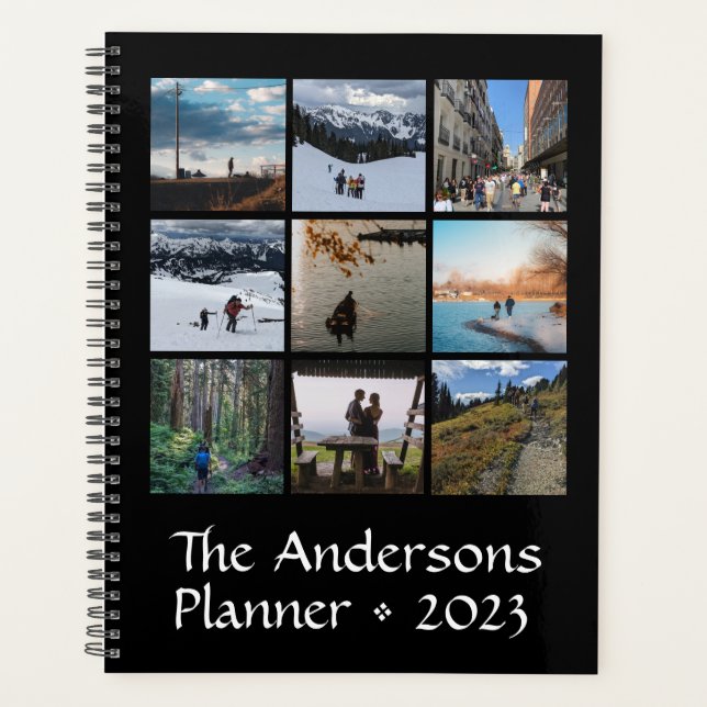 Notebook de Planejador Personalizado da Família de (Frente)