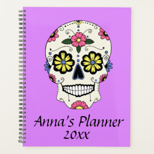 Notebook de Planejador Personalizado de Crânio Ro