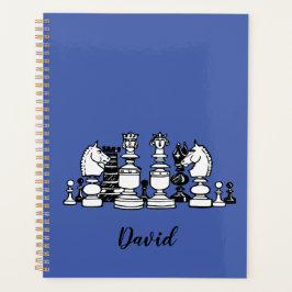 Notebook de Planejador Personalizado do Chess Them