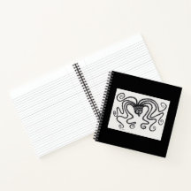 Notebook de polvo inspirado no grego Mycenaean