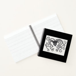 Notebook de polvo inspirado no grego Mycenaean