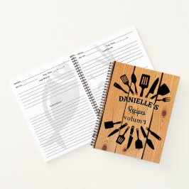 Notebook de recebimento de madeira personalizado