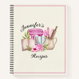 Notebook de recebimento personalizado elegante