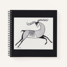Notebook de veado inspirado no grego Mycenaean