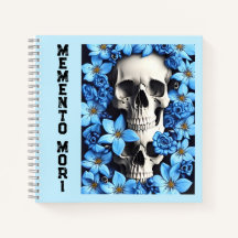 Notebook Diário Blue Memento Mori Stoic