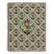 Notebook Distinto com Lillies de Aranha Rosa