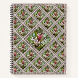 Notebook Distinto com Lillies de Aranha Rosa