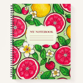 Notebook doce e suculento - colorido
