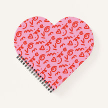 Notebook Doodle Heart Spiral