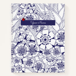 Notebook Elegante Blue Personalizado