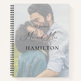 Notebook Elegante Calliografia de Planejamento de 