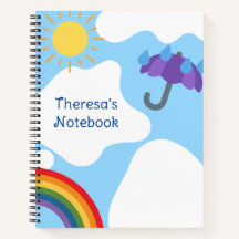 Notebook em chuva ou brilho