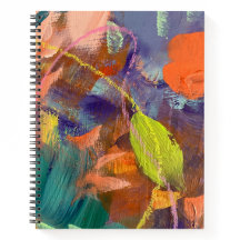 Notebook em Design de Jardim Selvagem