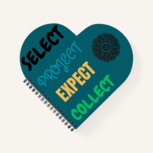 Notebook em forma de coração