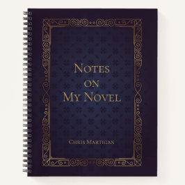 Notebook Escrevendo personalizado para autores