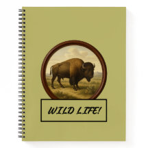 Notebook Escuro Bison Khaki Americano